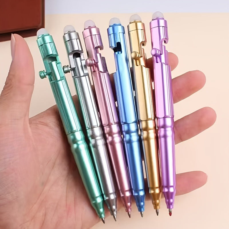 21 Pack of Innovative Erasable Ballpoint Pens Featuring an Erasable Tip, Neutral Ink, Moyi Crystal Black 0.5Mm Ballpoint Pen, Perfect for School Supplies