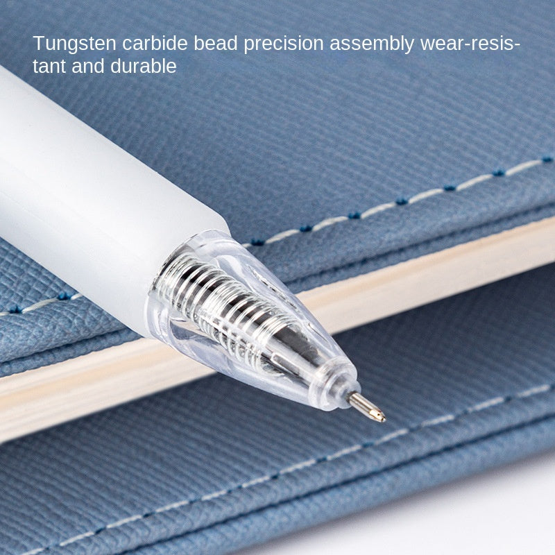 24 Pack Transparent Retractable Gel Pens- 0.35mm Extra-Fine Needle Tip& Non-Slip Grip, Quick-Dry Ink for Precise Writing& Daily Notes, Maximum Value Bulk Set