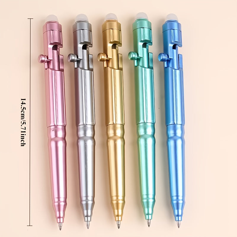 21 Pack of Innovative Erasable Ballpoint Pens Featuring an Erasable Tip, Neutral Ink, Moyi Crystal Black 0.5Mm Ballpoint Pen, Perfect for School Supplies