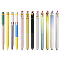 12pcs Set of Animal-Themed Gel Pens Featuring Creative Designs of Chicks, Parrots, And Ducks, 0.5Mm Black Ink Writing Pens, Bird-Shaped Stationery Gifts for Office Use